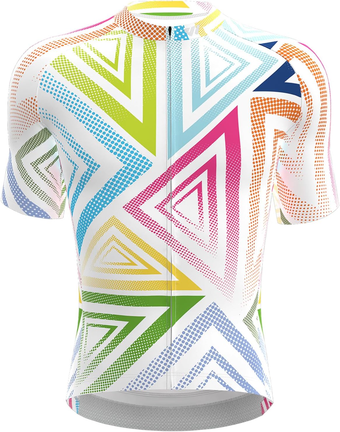 WulibikeMen's Cycling Jerseys Short Sleeve Bike Biking Shirts Full Zip with Pockets Road Bicycle Clothing
