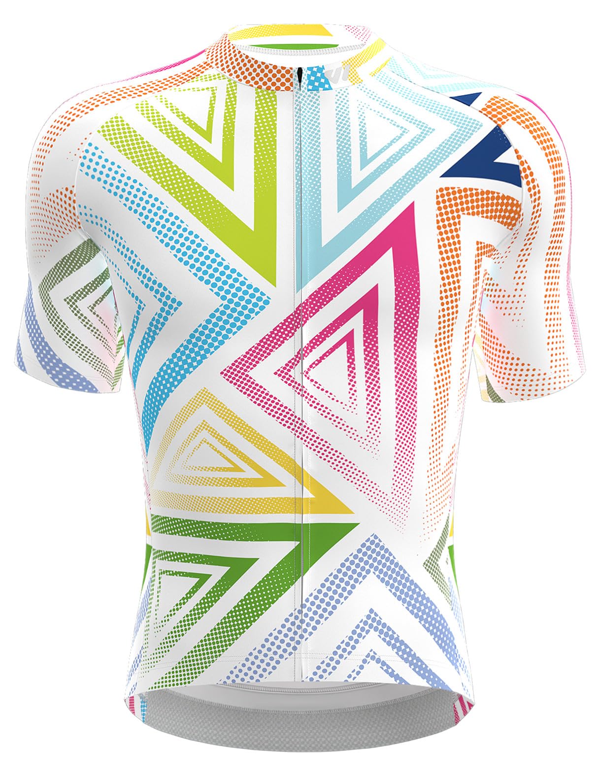 WulibikeMen's Cycling Jerseys Short Sleeve Bike Biking Shirts Full Zip with Pockets Road Bicycle Clothing