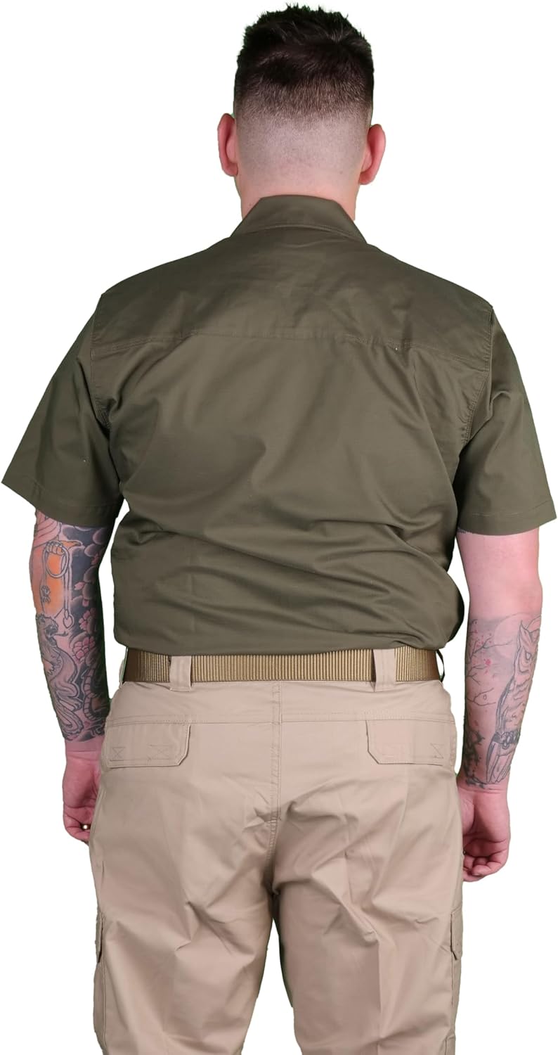 RYNO GEAR Tactical Poly Cotton RIP-Stop BDU Short Sleeve Shirt - Image 6