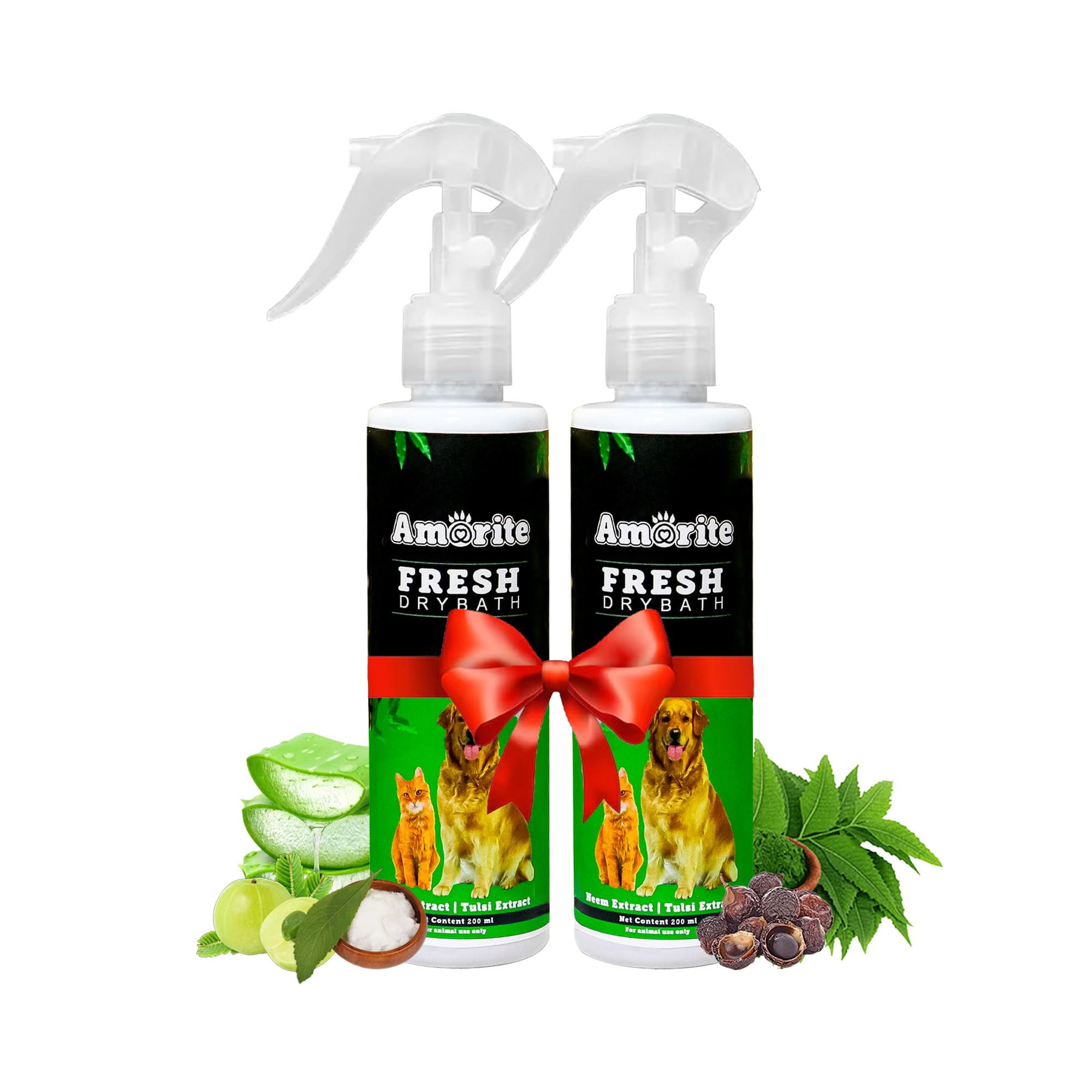 AMORITE Dog Perfume Fresh Coat Spray & Controls Odor for Dogs & Cat and Keep Smelling Fresh 200ml (Pack of 2) (B09BR29G96) Amazon Price History, Amazon Price Tracker