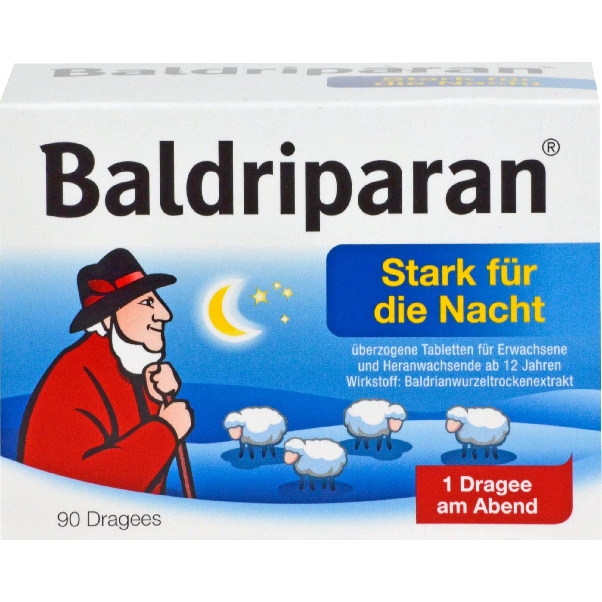 Baldriparan Stark für die Nacht 90 stk
