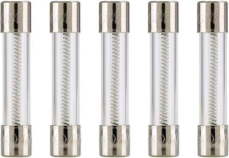Bussmann MDL-1 Glass Fuse 1 Amp 250 Volt Time Delay (Slo-blo) 3AG 1/4 x 1-1/4 (5 Pack)