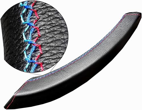 M Performance X5 - Funda de cuero para manija de puerta, M Sport Trim para X5 y X6 E70 E71, accesorio de ajuste M5 para SUV B.M.W, se adapta a la