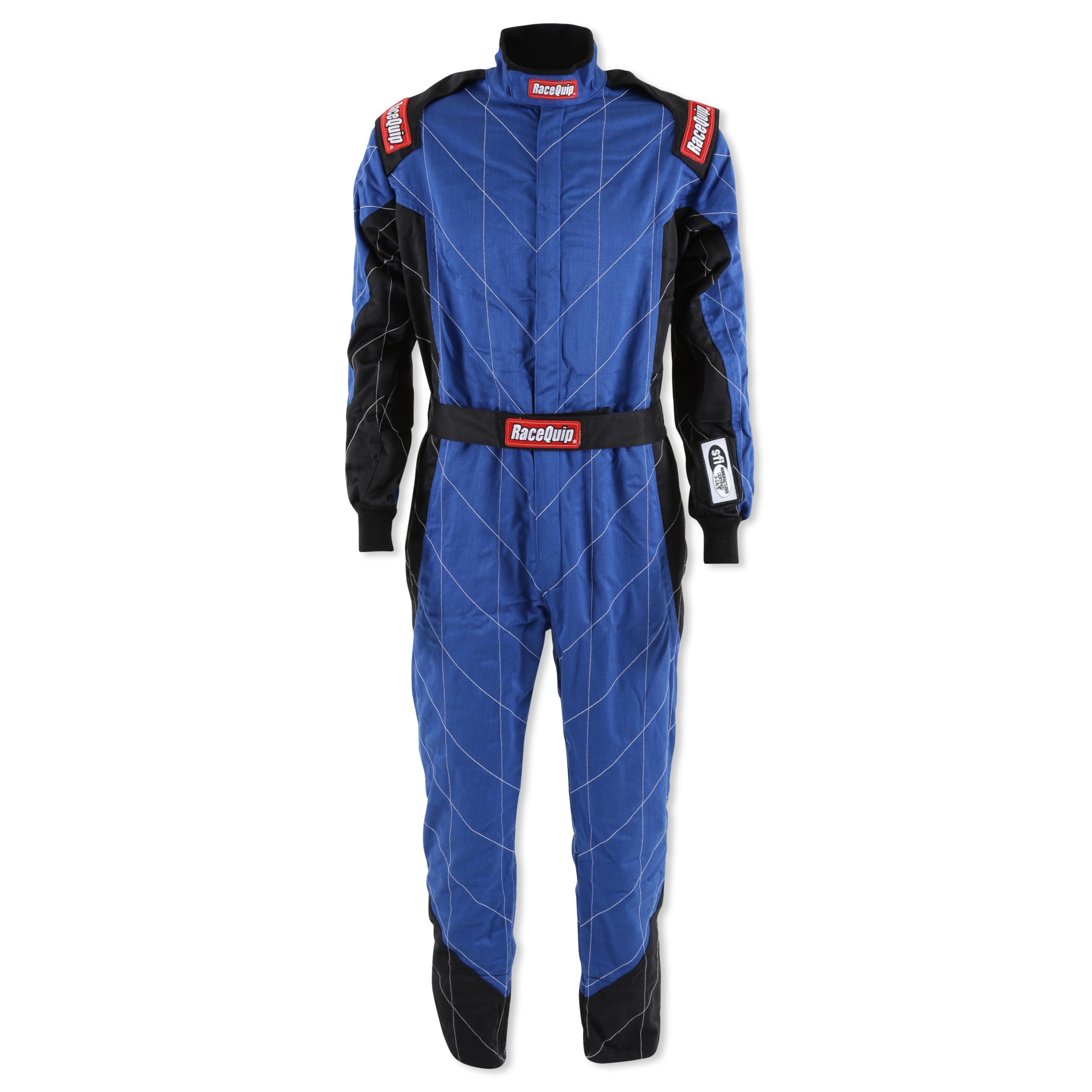 RaceQuip® 91609239 Chevron-5 Driving Suit SFI 3.2A/5 Double Layer Blue Medium