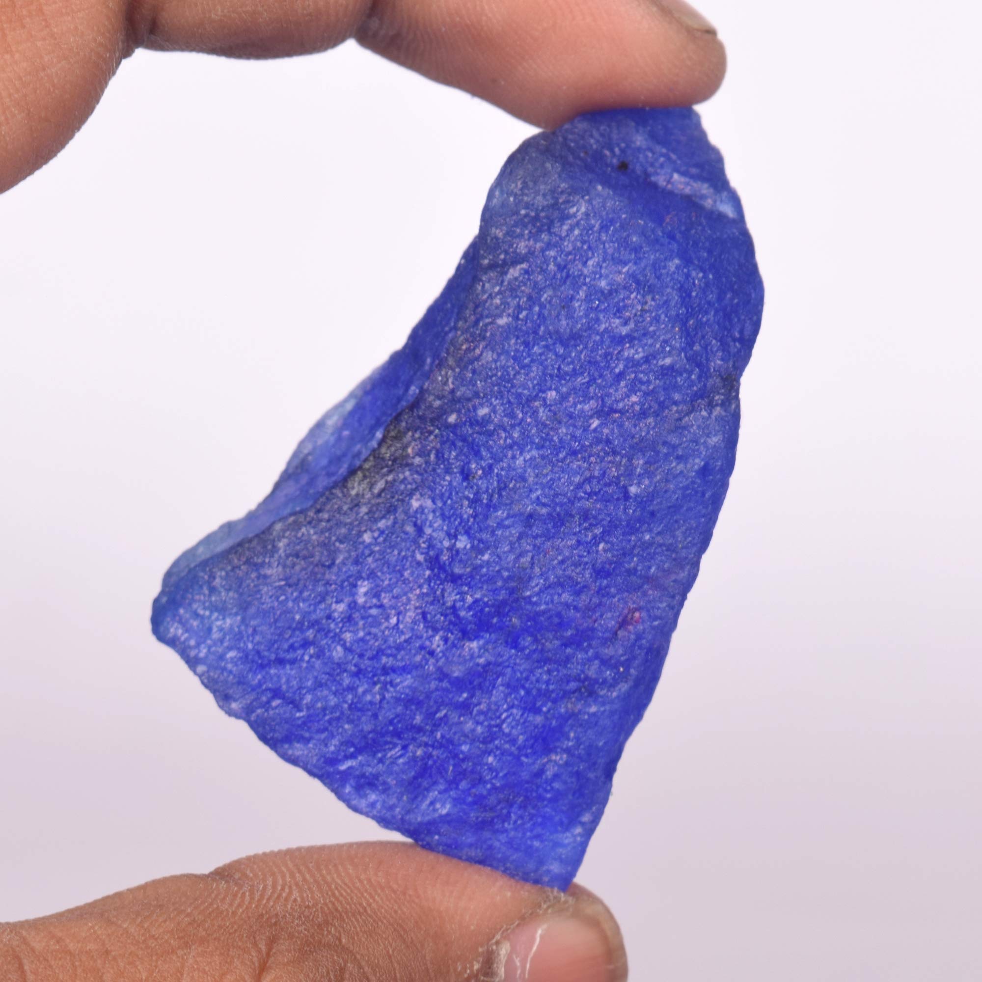 Roher natürlicher blauer Saphir-Rohedelstein, unbeheizter blauer Saphir 170,00 Karat Rohedelstein für Heim- und Gartendekor