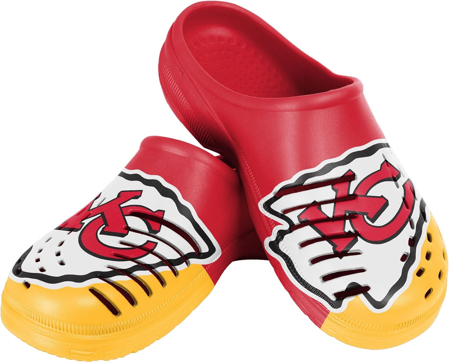FOCO Boys NFL Kids Team Logo Garden Water Sandals Shoes Slipper Clogs