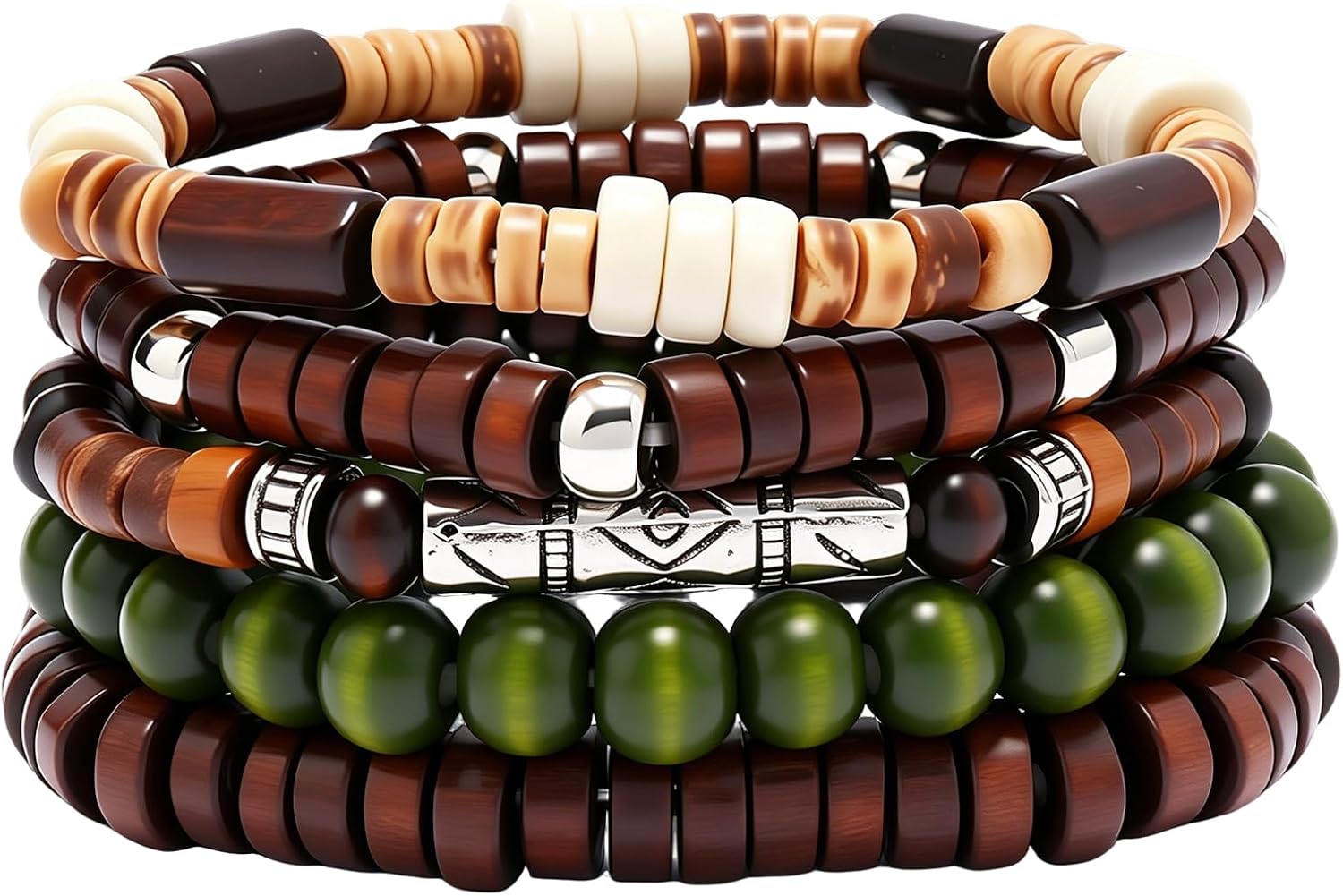 Gothic Bracelet Adjustable Punk Braided Leather Multilayer Grunge Set Bracelets Emo Metal Cuff Wrap Bangles Meaningful Gift