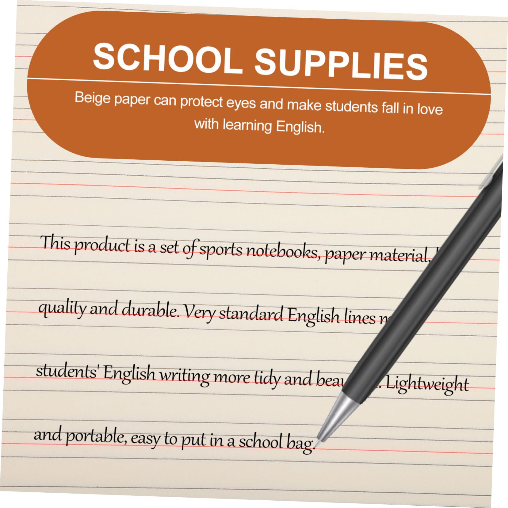 OSALADI Quaderni di Inglese 10 Pezzi in Carta, Esercizi per Studenti | Festa Scuola Decor, Quaderni per Scuola Superiore, Quaderno Scuola, Kit Scuola Cancelleria, Quaderni di Esercizi
