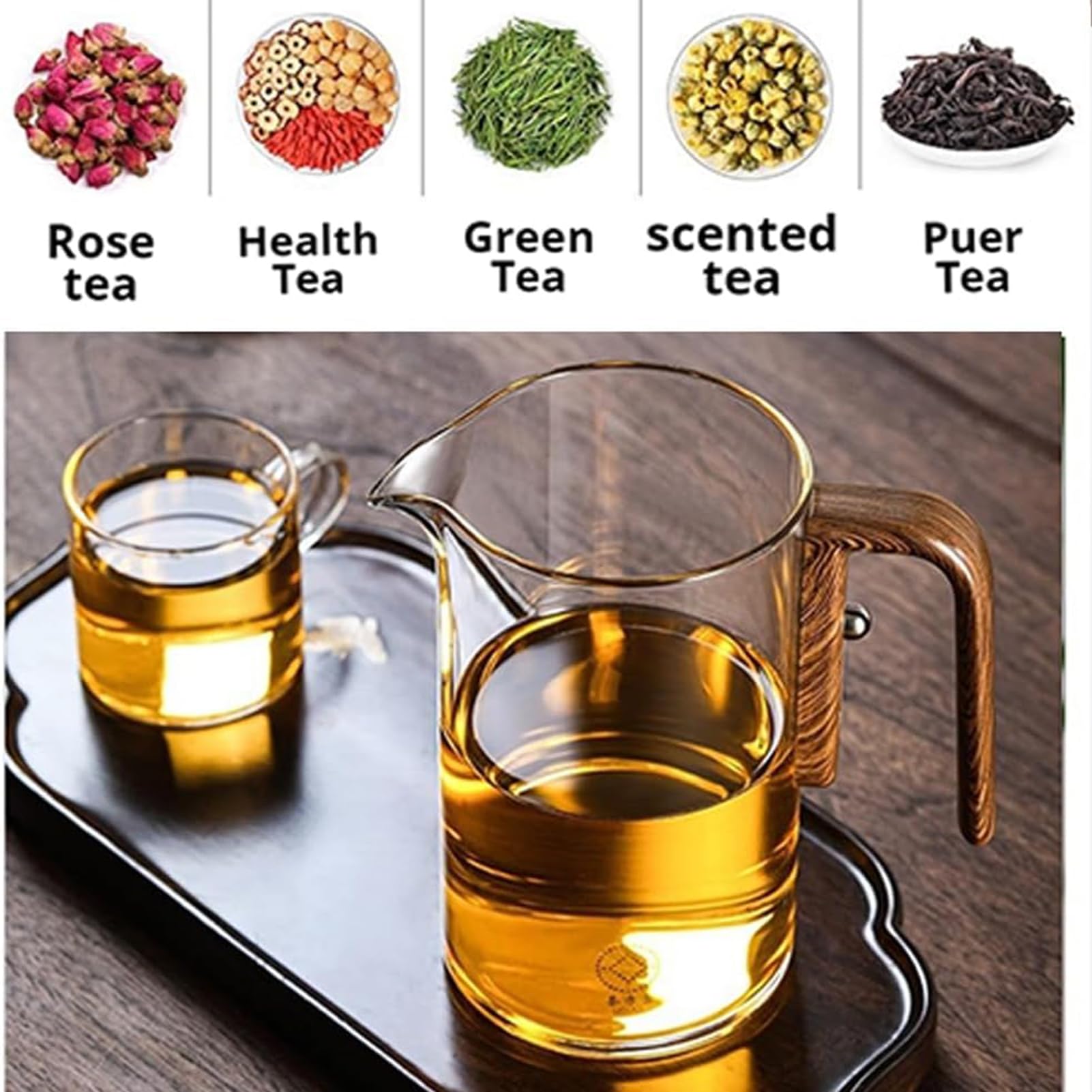 Enchantea – Tranquili Tea Harmony Théière avec passoire, 720 ml (2 tasses)