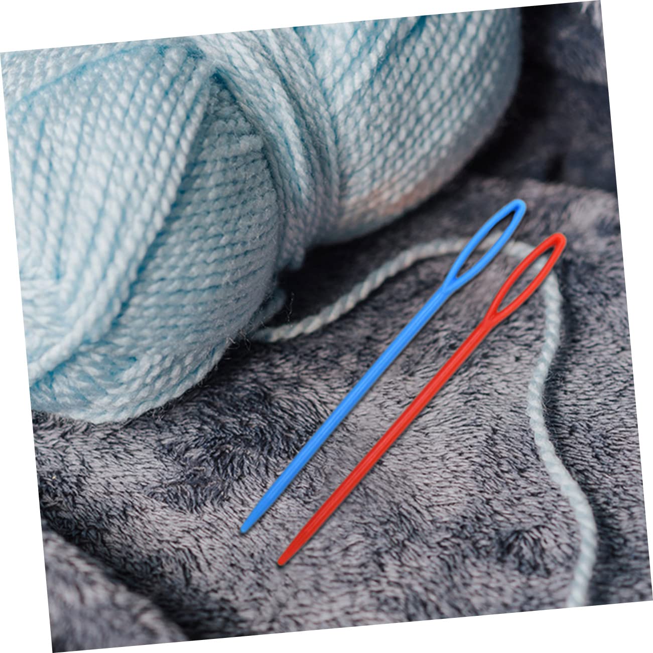 STOBOK Bunte Hand-nähnadeln Große Augen Für Und -projekte Für Stricken Sticken Und Kunsthandwerk