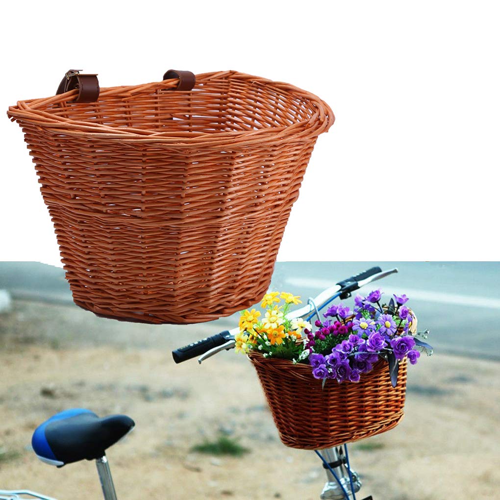 Panier avant quick osier blanc / pas cher : velonline