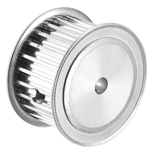 MECCANIXITY 5M 25Teeth Polea de distribución síncrono de rueda de transmisión por correa de 0.197 in de paso 0.197 in de diámetro para correa,