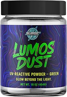 UV Reactive Foam Glowing Powder - Safe, Long-Lasting Glow for Parties & Events - Non-Toxic, Easy to Use - Ideal for Foam Parties, Birthdays, Raves (Large Jar, Up to 400 Gallons)