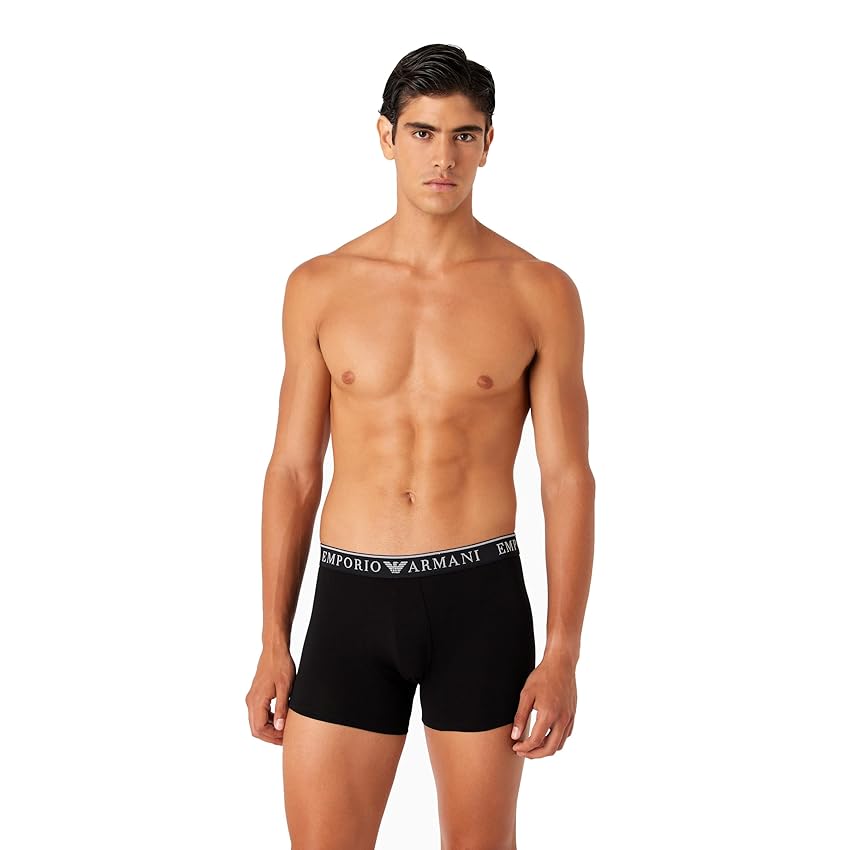 Immagine del prodotto Emporio Armani Men's 2-Pack Endurance Boxer, Black/White, M (Pacco da 2) Uomini