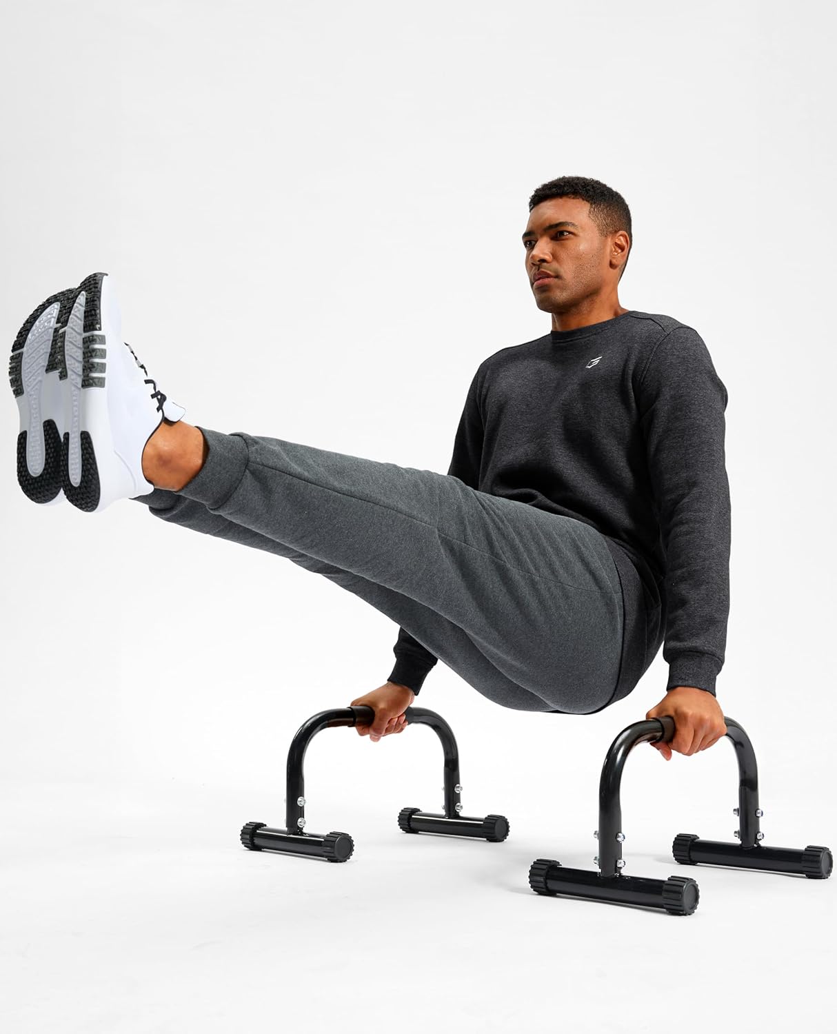 G Gradual Men's Fleece Lined Crewneck Sweatshirt Midweight Regular Fit Athletic Workout Warm Pullover Sweater Shirts - Image 6