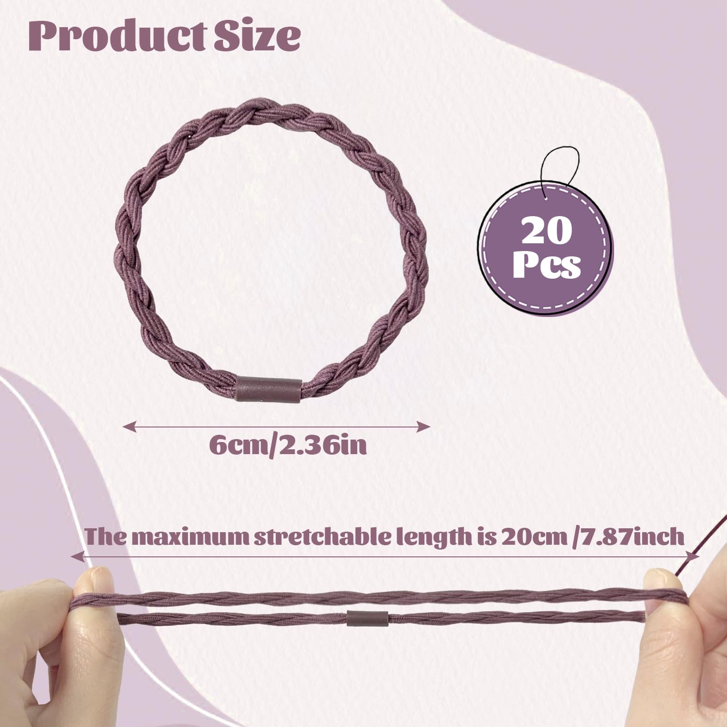 20 Pcs Hair Ties - Image 2