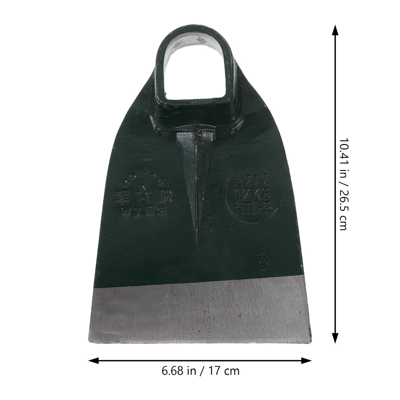 CLISPEED Houe de Jardinage D'extérieur Petite Houe à Main en Acier Inoxydable, Outil de Jardin pour Pelouses et Jardins, Résistante la Déformation, Joints Solides, pour Plusieurs styles