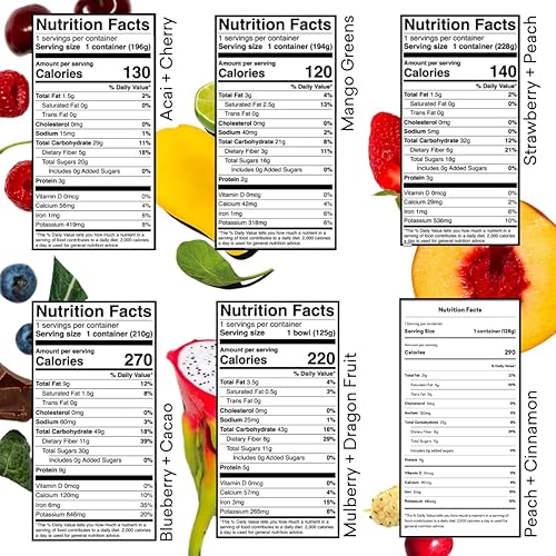 Miniatura 5 de Daily Harvest - Paquete mixto de desayuno (paquete de 12), batidos congelados, cuencos de desayuno, frutas y verduras, súper alimentos, sin gluten,
