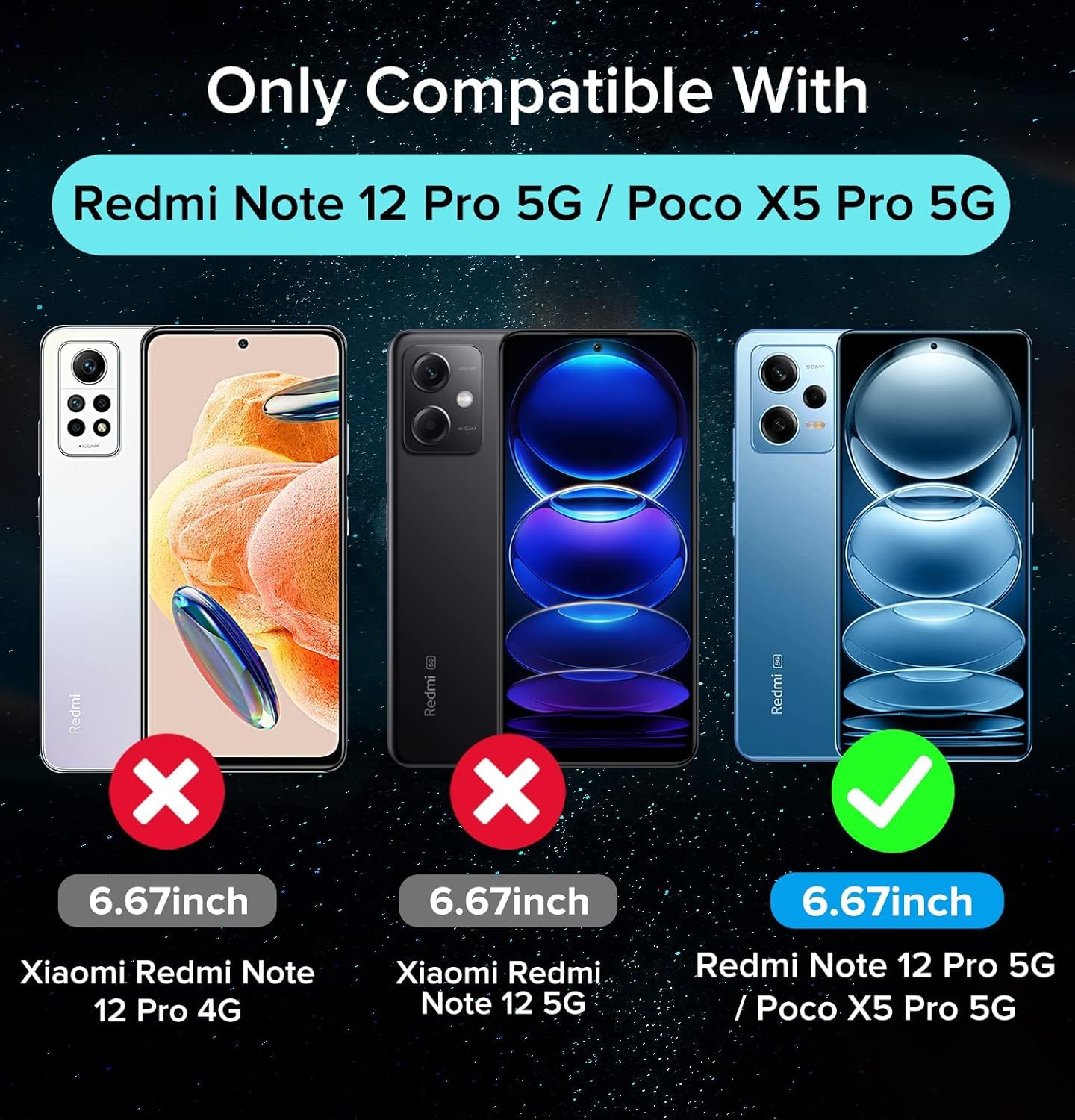 Pack Little Boutik Pour Poco X5 Pro 5G : Coque Silicone Transparente + 2 Verres Trempés