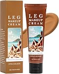 Leg Makeup Waterproof No Transfer, Full Coverage Concealer Leg Make up Cream,Body Perfector Tattoo Cover Up Makeup,Body Coverage Foundation for Legs,Even Skin Tone Daily Wear (01# Light)