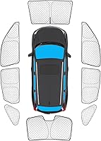 Vista 16 de KMF - Parasol de repuesto para parabrisas, cubierta para ventana lateral y trasera, cubierta protectora para visor, para campamento, bebé, bloqueo