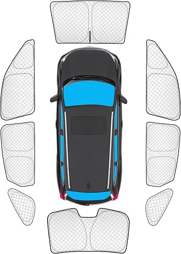 Miniatura 35 de KMF - Parasol de repuesto para parabrisas, cubierta para ventana lateral y trasera, cubierta protectora para visor, para campamento, bebé, bloqueo