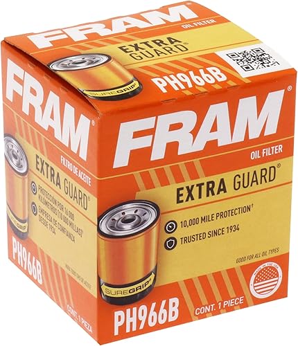Vista 4 de FRAM Extra Guard PH966B, filtro de aceite giratorio con intervalo de cambio de 10 mil millas