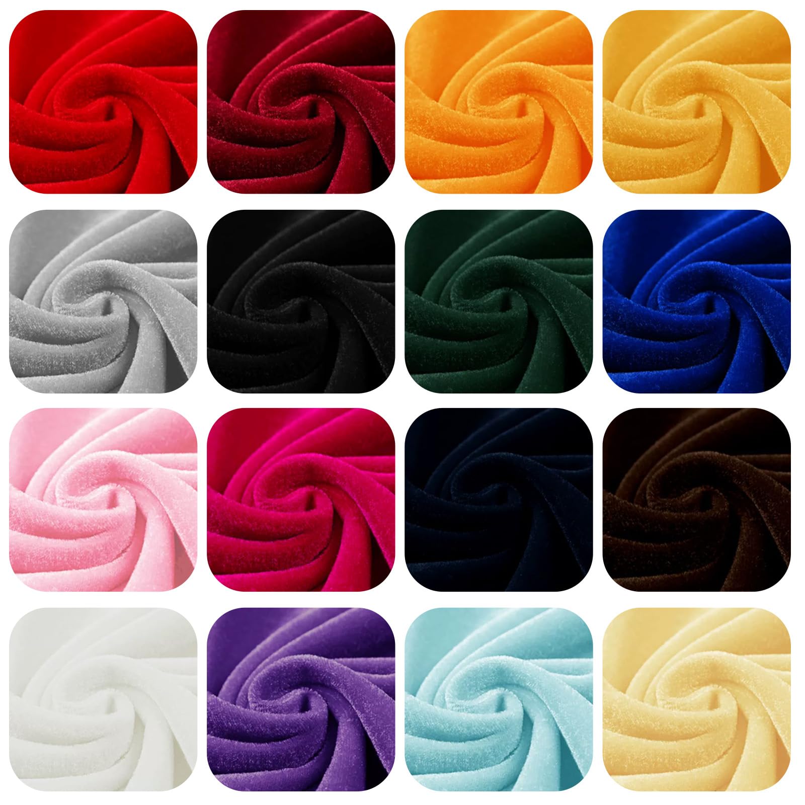 Tessuto in velluto panno, al metro, 2 m x 155 cm, tessuto di velluto nero, tessuto decorativo al metro, per tende, tovaglie, copridivano