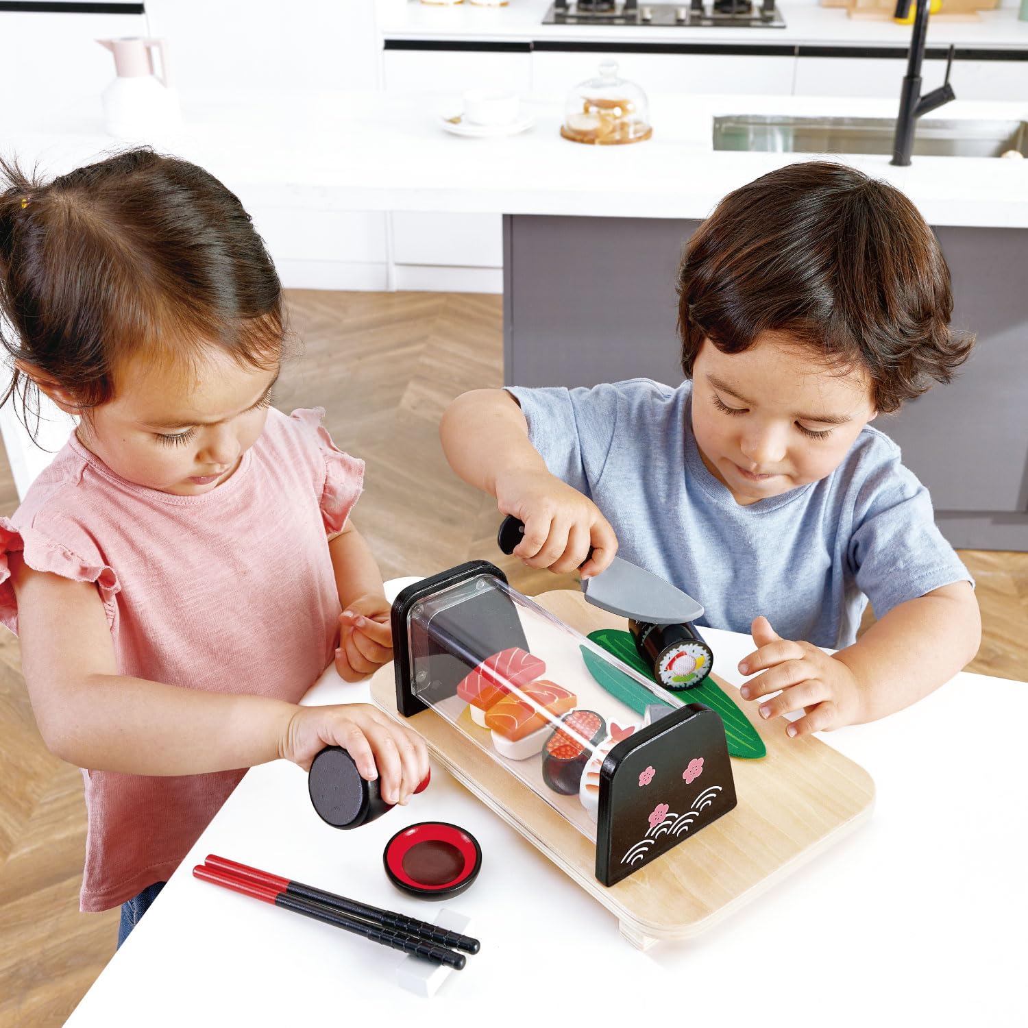 Hape Ora del Sushi – Set Sushi Giocattolo per Piccoli Chef
