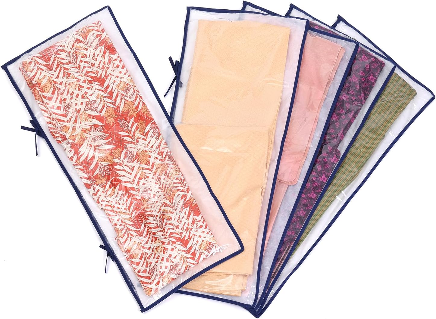 Astro 173-24 Kimono Storage Case, Transparent x Breathable, Non-woven Fabric, Dust Protection, Yukata, Storage Bag, Storage Bag, Instead of Paper Storage, Clear and Visible, String Type, Portable