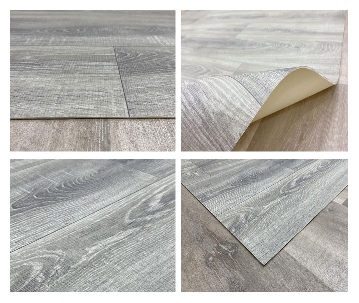 Tapis Vinyle Effet parquet pour Cuisine, Salon, Salle de Bain, Maison, Cuisine, Couloir - Plusieurs Tailles - Texture Bois Noyer 65 x 240 cm, Lavable - antidérapant - revêtement de Sol et résistant