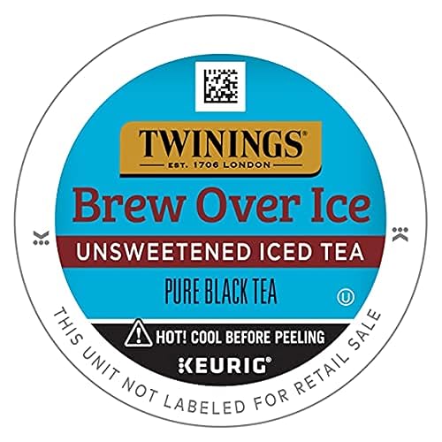 Miniatura 3 de Twinings Brew Over Ice Cápsulas K-Cup de té helado negro sin endulzar para Keurig, cafeinada, 12 unidades (paquete de 6)