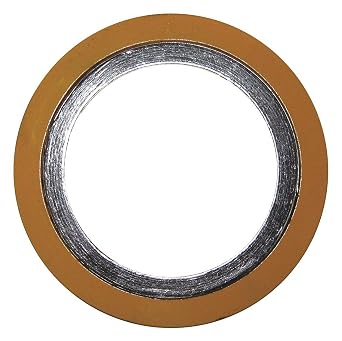 035030008 - Spiral Wound Flange Gasket Graphite Filler, 304 Stainless Steel Winding, for 3 1/2 in Pipe
