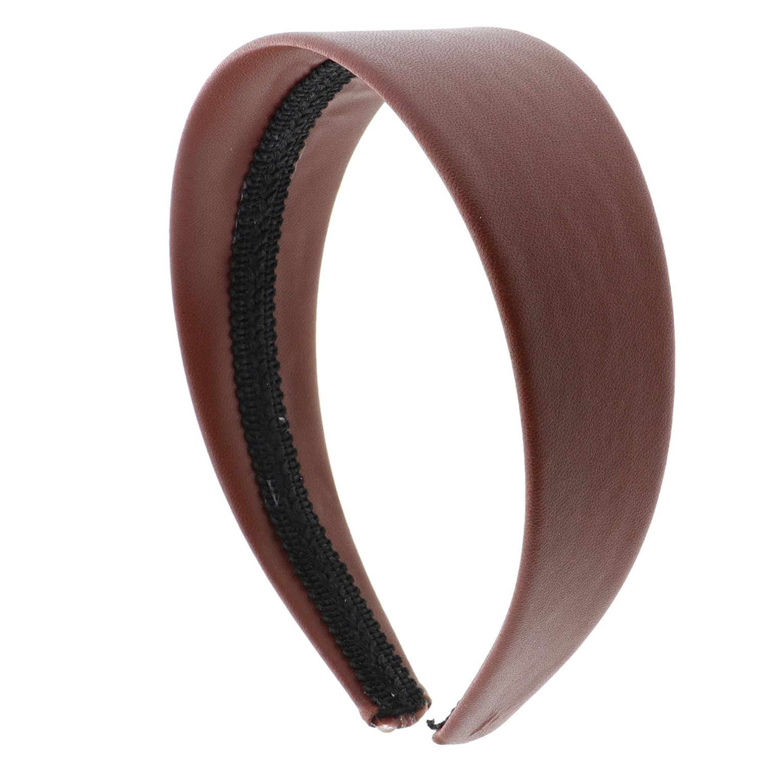 2 Inch Wide Leather Like Headband Solid Hair band for Women and Girls - Orange : Clothing, Shoes & Jewelry