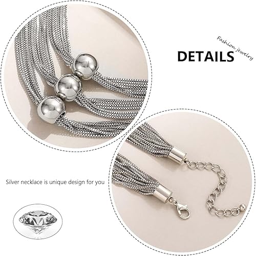 Miniatura 6 de Sixexey African Choker Necklaces Africa Statement Neck Chain Beads Bib Necklace Accessories for Women