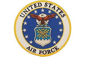 US Air Force Patch: Embroidered and Ready to Adorn Your Garments