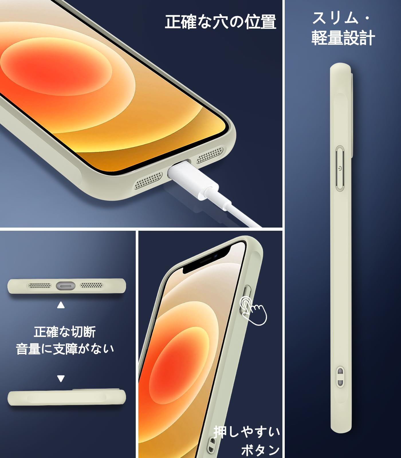 Amazon.co.jp: OWKEY iPhone 12 mini ケース 【ガラスフィルム付き 