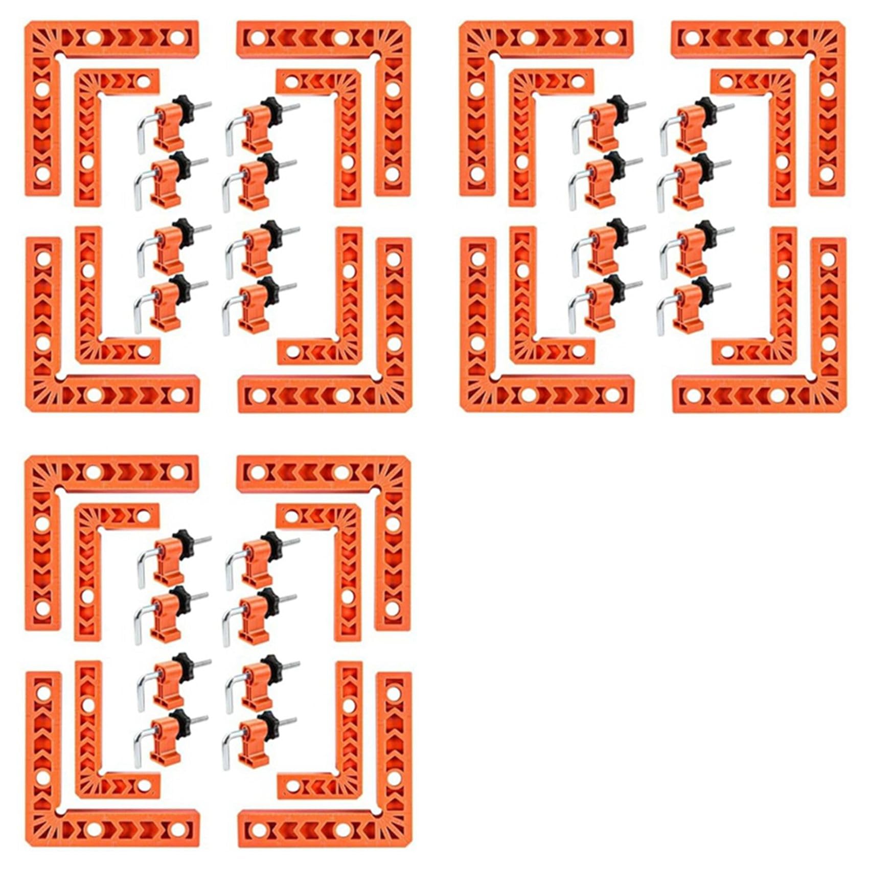 Ctrlzs 12X 90 Degree Clamp, Positioning Squares, Right Angle Clamp With Clamp, Corner Clamps Woodworking Tool