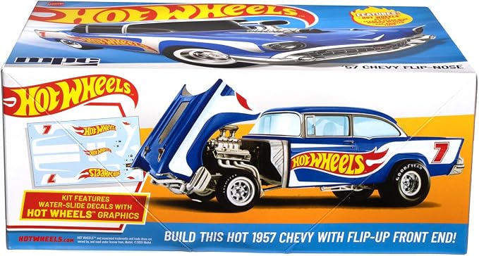 Modelo Hot Wheels Chevy 1957 escala 1:25 miniatura 3