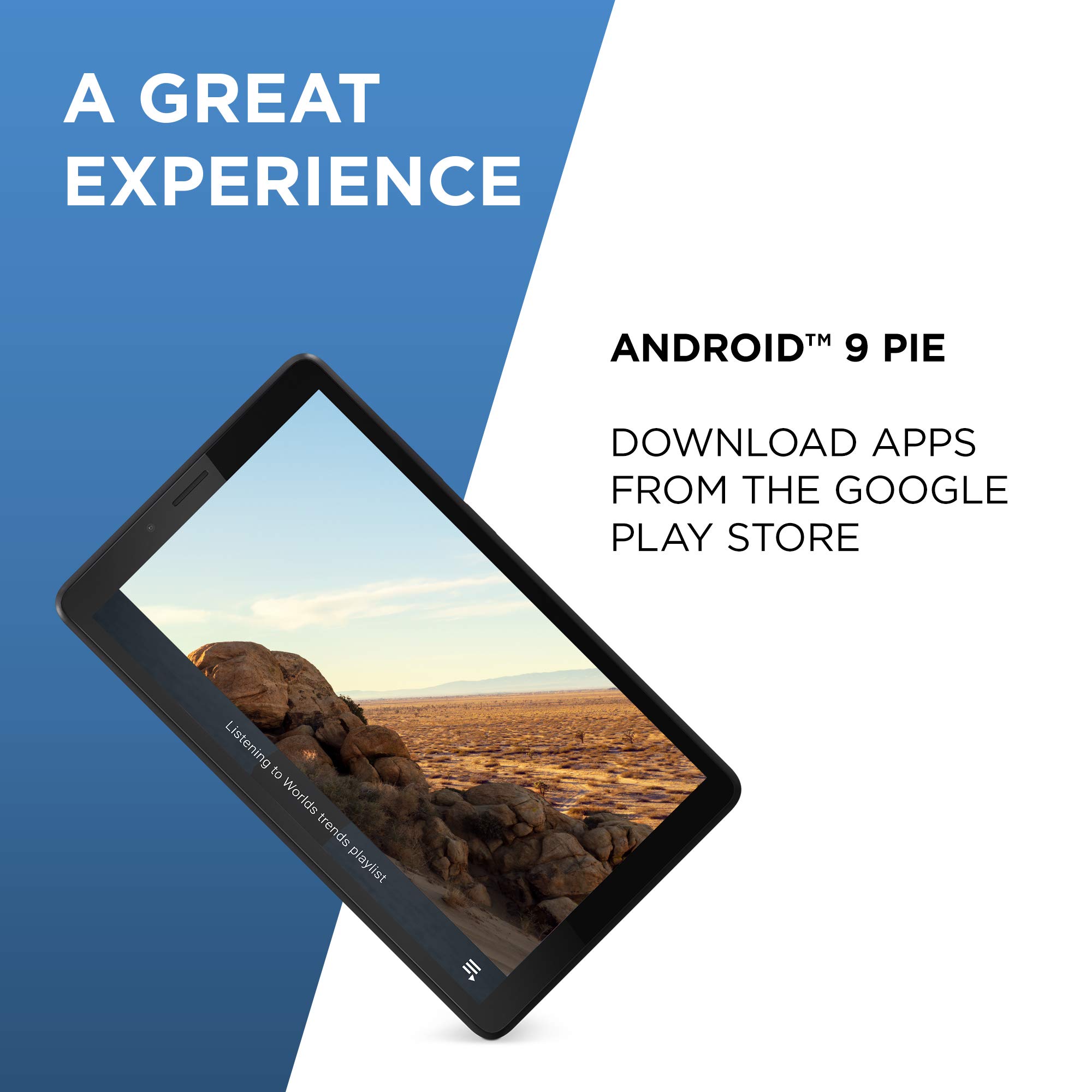 Lenovo Tab M7 7 Cala HD Tablet Quad Core 1.3 GHz 1 GB RAM 16 GB eMMC Android Pie Platino Gris