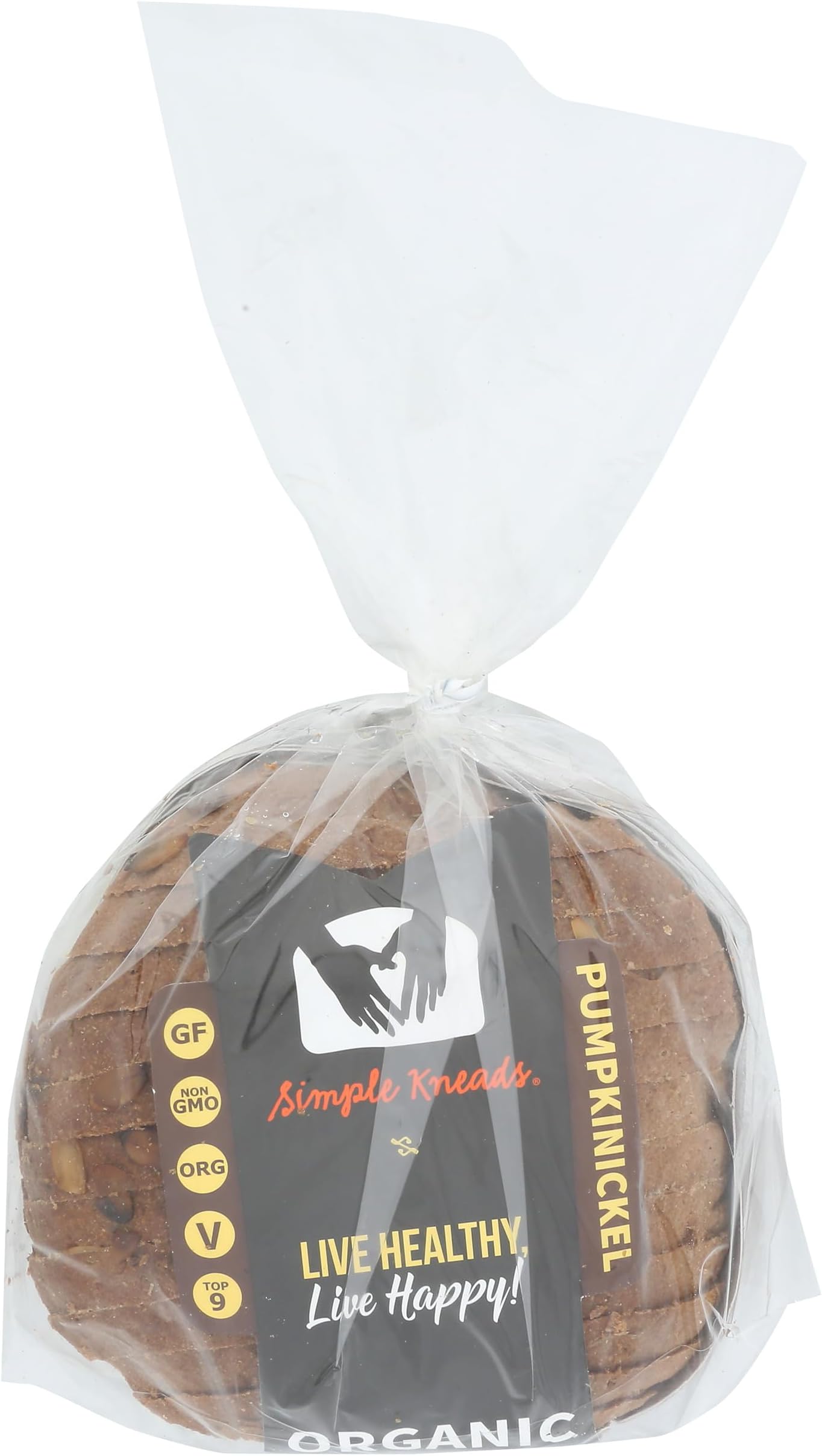 SIMPLE KNEADS Organic Pumpkinickel Bread, 21 OZ