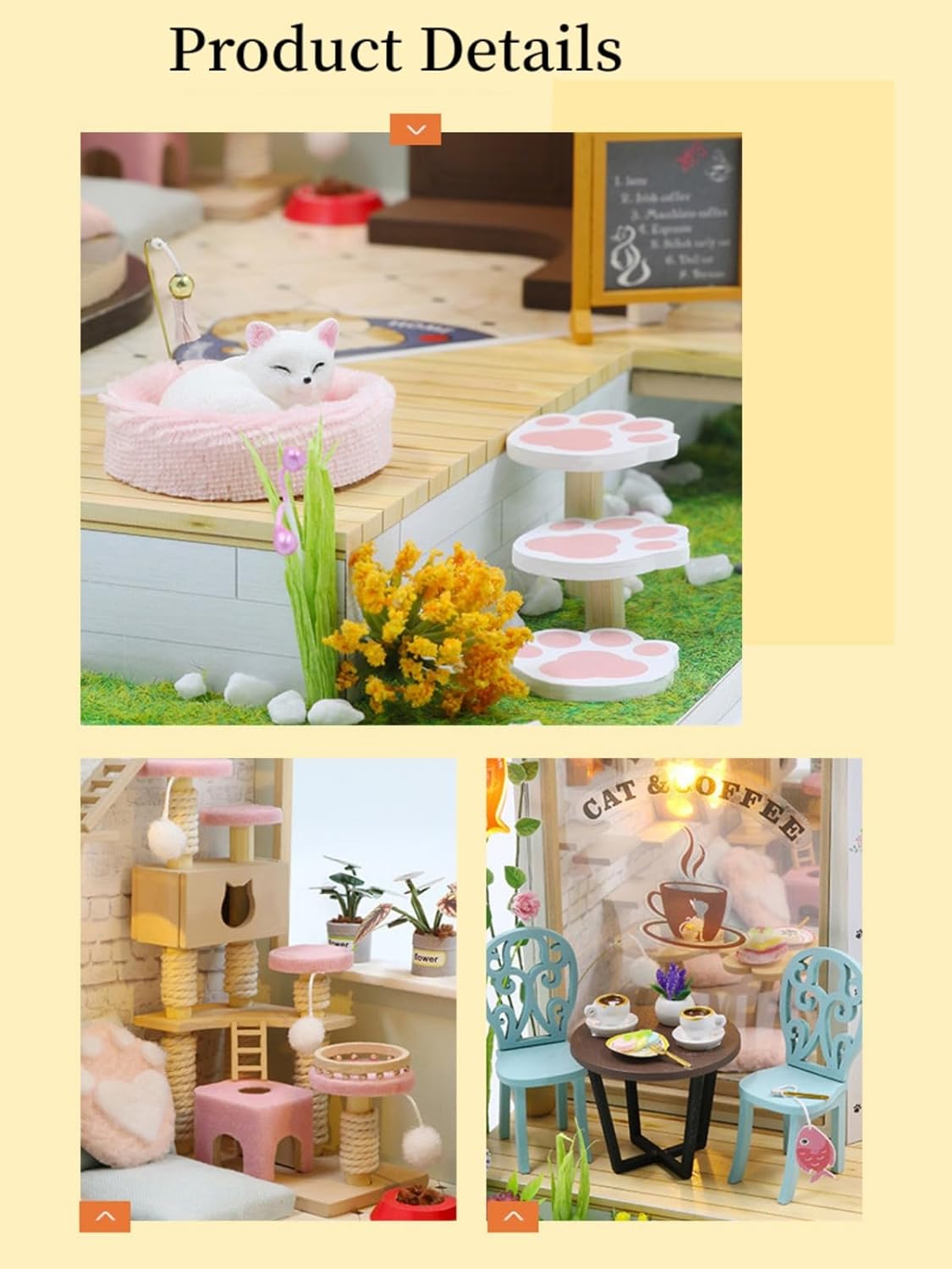 DIY Miniature Dollhouse Kit, Wooden Mini Dollhouse Kit for Adults with Dust Proof, Birthday Thanksgiving for Adults, Family, Friends