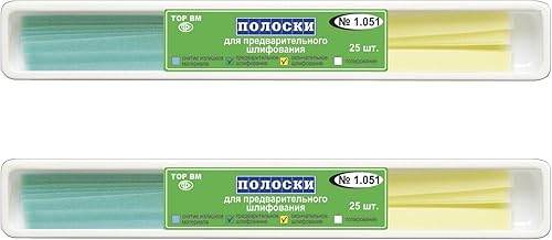 1.051 Tiras de pulido de acabado dental para contornear TOR VM (2 paquetes)