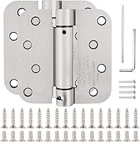 Vista 8 de Cierrapuertas automático residencial de 4 pulgadas, bisagras de puerta de cierre automático, bisagra de puerta con resorte para puertas de garaje