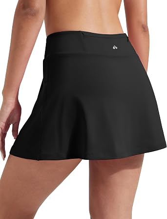 Pioneer Camp Women 18 Tennis Skirts High Waisted Golf Skort with Shorts Pockets Athletic Long Skirts Workout Running