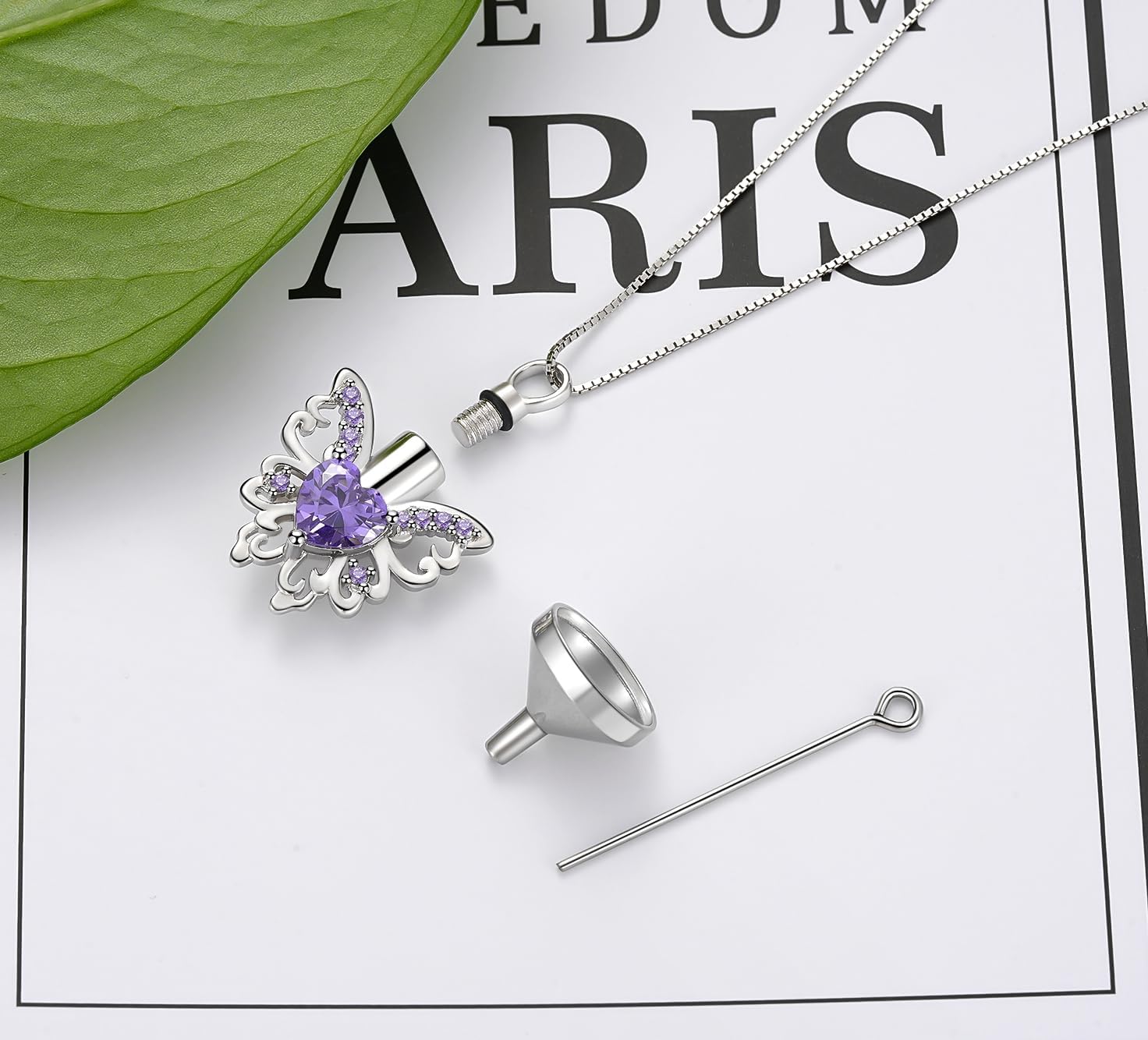 Urn Necklace for Women for Ashes: 925 Sterling Silver Cremation Necklace for Human & Pet Ashes - Memorial Jewelry Hold Loved Ones's Ashes, Keepsake Gifts for Women