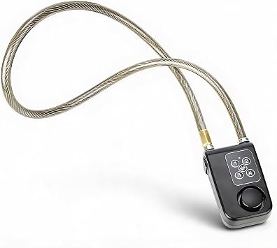 Remote Control Alarm Lock with 115dB Anti-Theft Siren