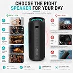 Bluetooth Speaker with 40W Stereo Sound,Portable Wireless Speaker with Bass Boost,Bluetooth 5.3,IPX6 Waterproof,40H Playtime, RGB Lights,Loud Outdoor Speaker for Party,Travel,Gifts