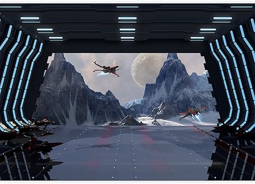 Miniatura 2 de wall26 - Papel mural autoadhesivo para pared (tamaño grande), diseño de impresión del futuro