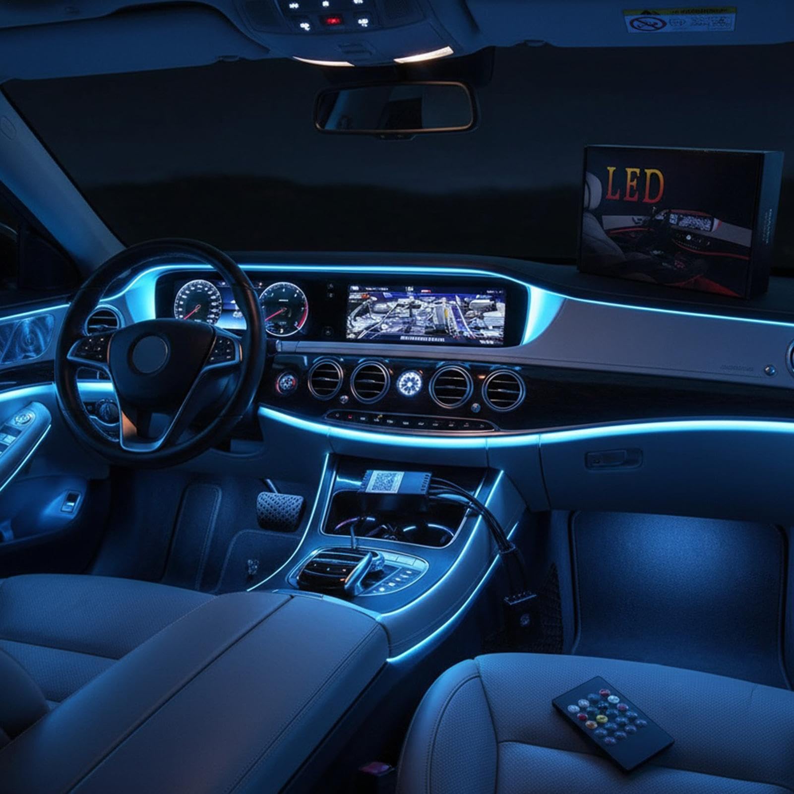 Iluminación LED para el Interior de los Coches Iluminación Automotriz con